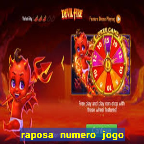 raposa numero jogo do bicho